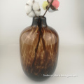Handmade Unique creative decoration leopard print glass vase